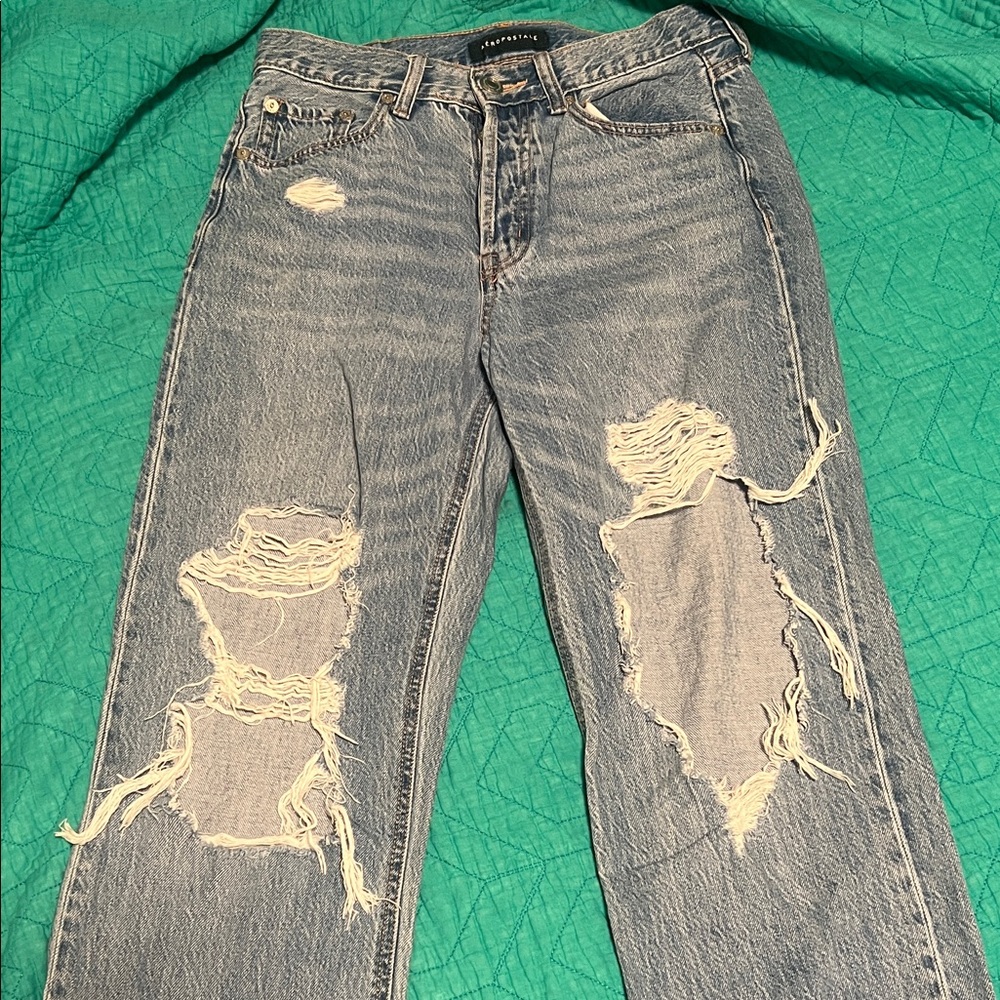Aeropostale Light Blue 90's Baggy Jeans